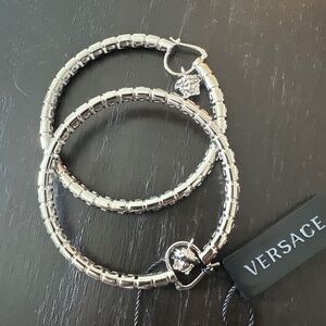 Silver resave Hoops Earrings